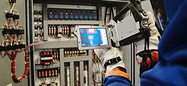 Infrared testing work